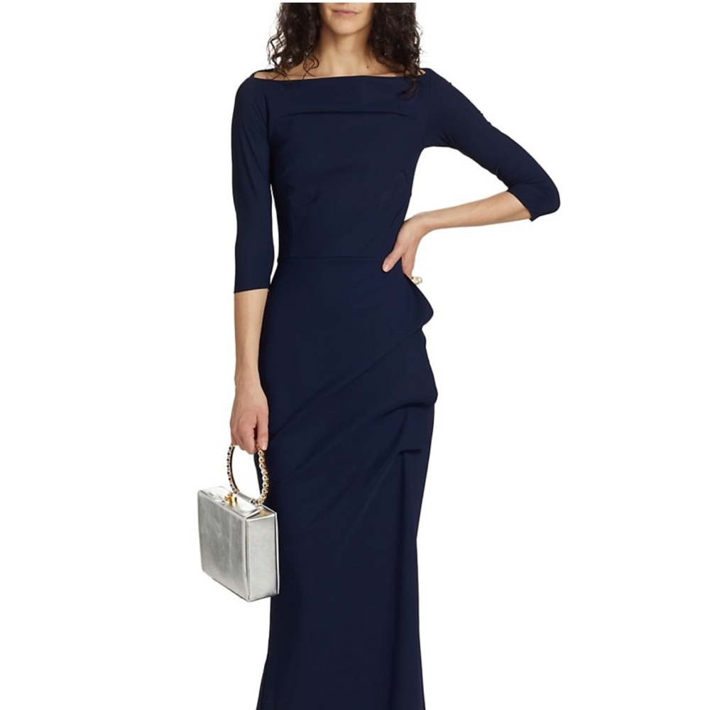 Chiara Boni La Petite Robe
Kate Slit-Detail Boatneck Gown